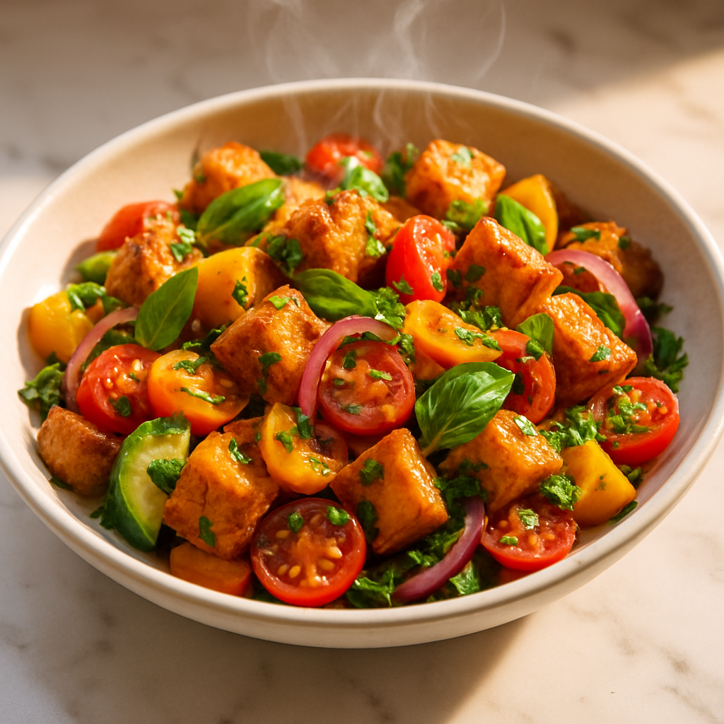 Vegan Panzanella Salad