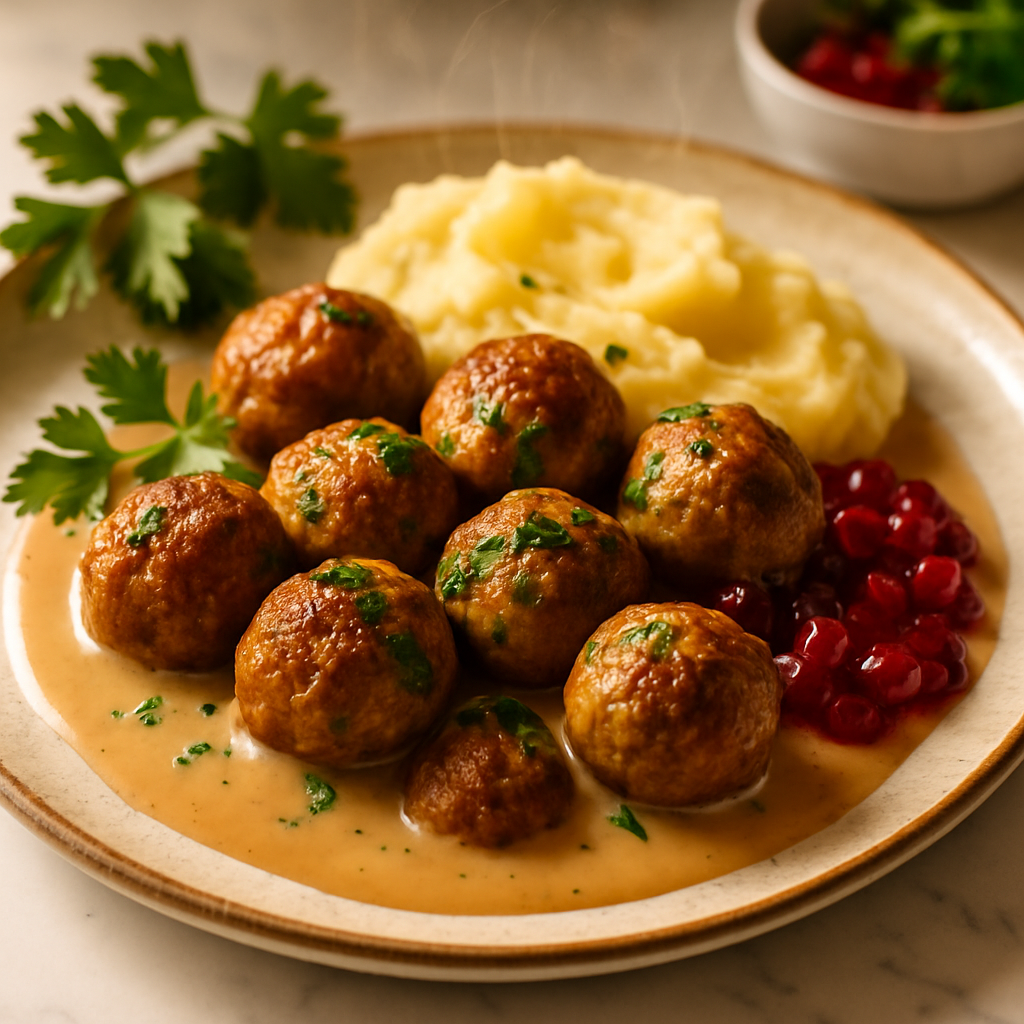 Vegan Swedish Meatballs