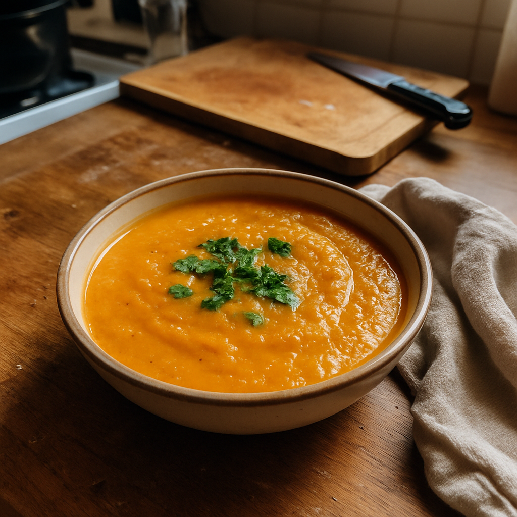 The Comforting Vegan Sweet Potato and Coconut Soup That Heals the Soul