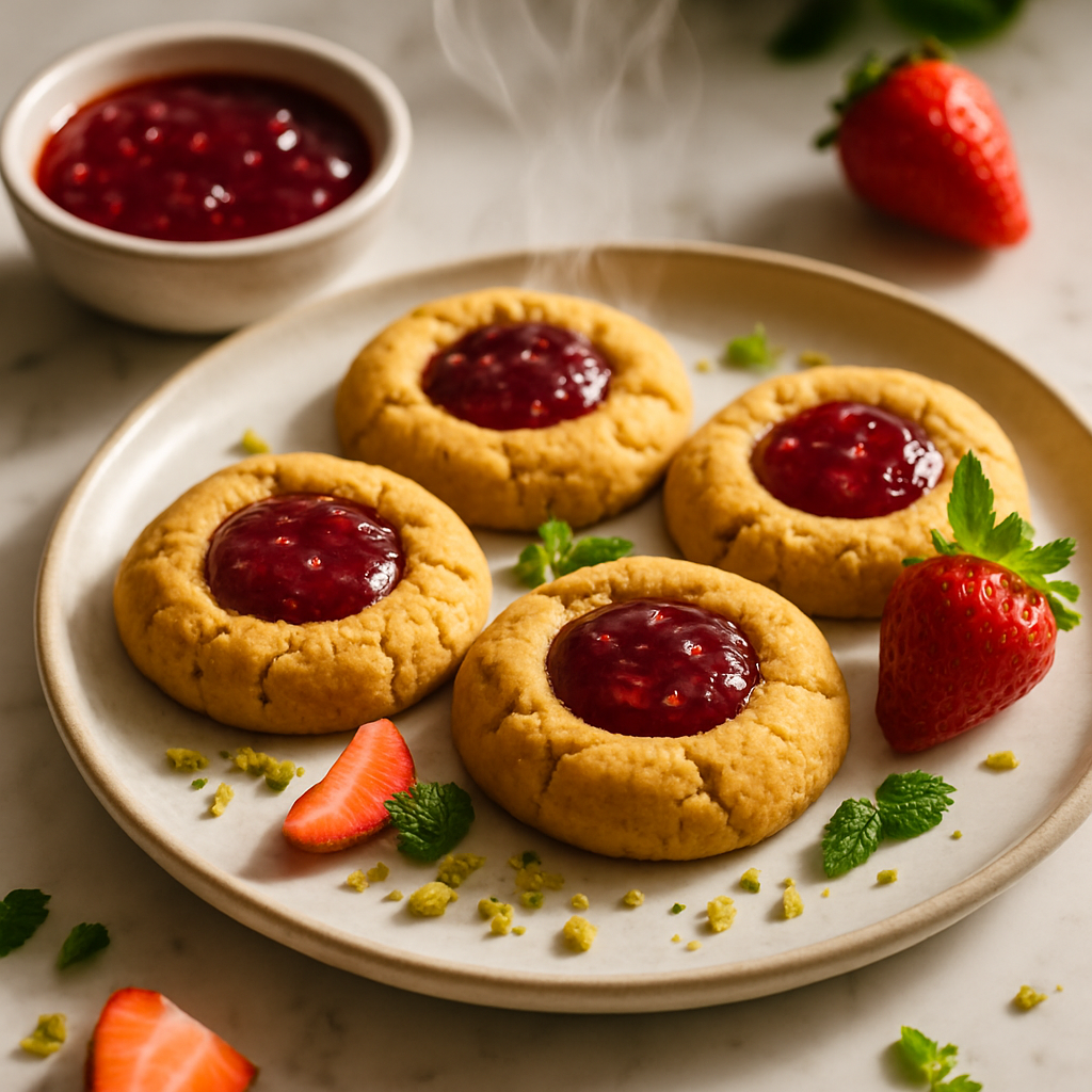 Vegan Thumbprint Cookies