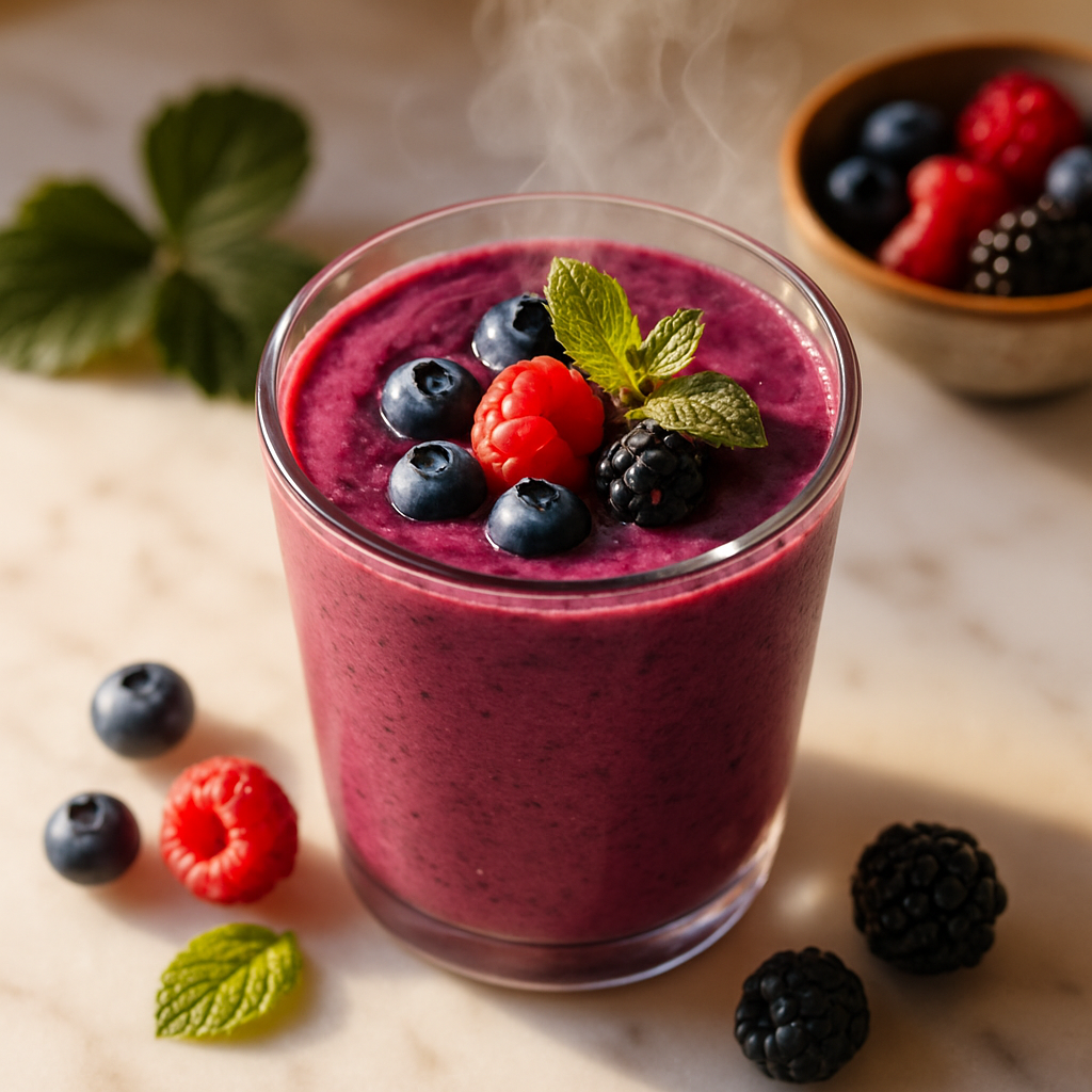 Very Berry Purple Smoothie