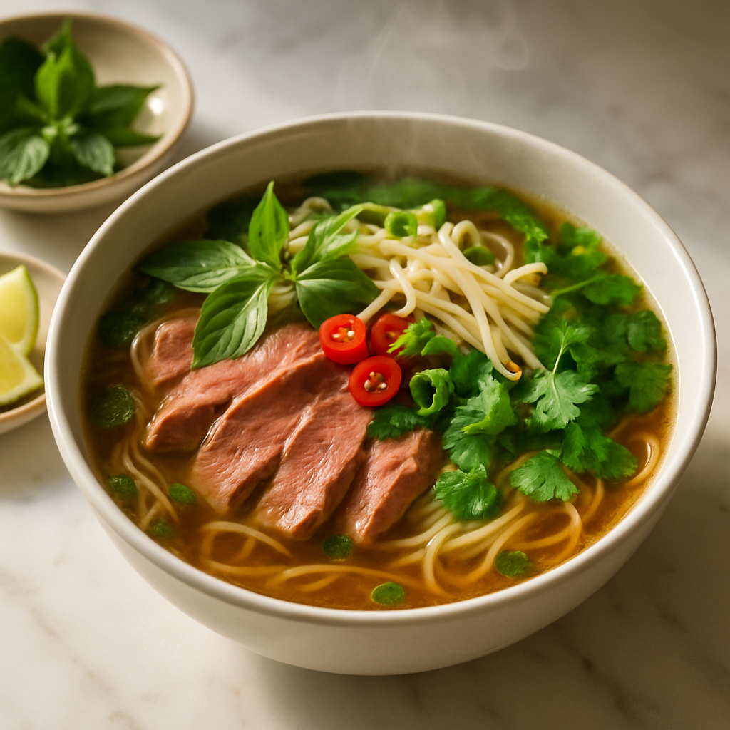 Vietnamese Pho Bo Beef Soup