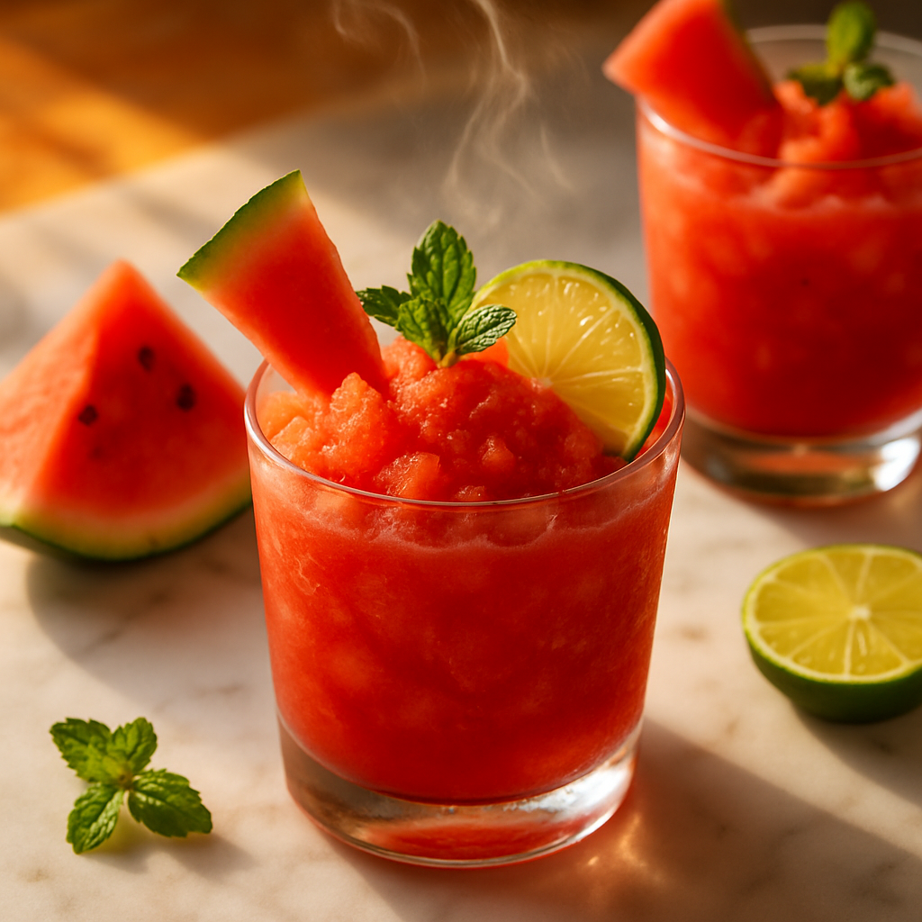 Watermelon Lime Ice Slush