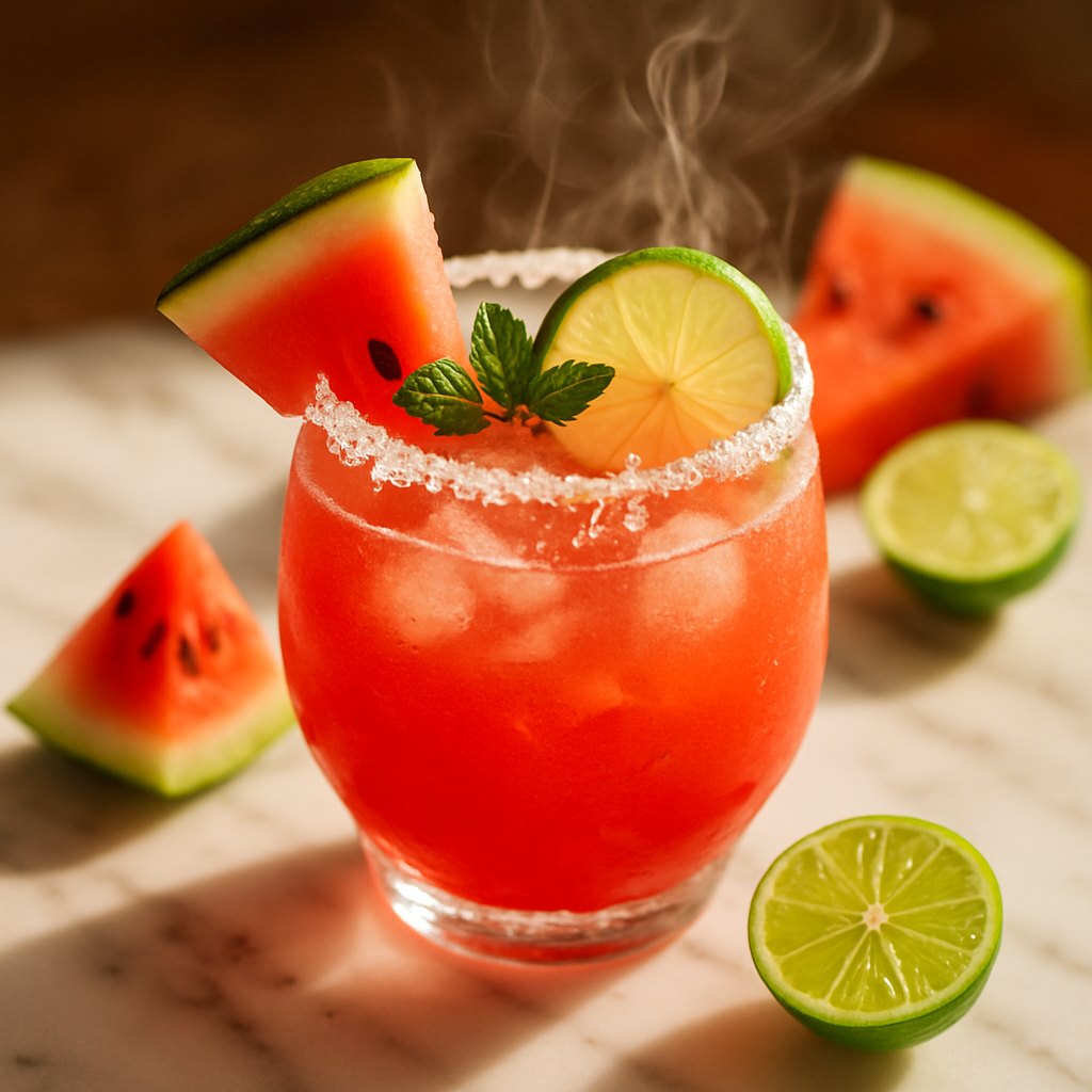 Watermelon Mocktail Margarita