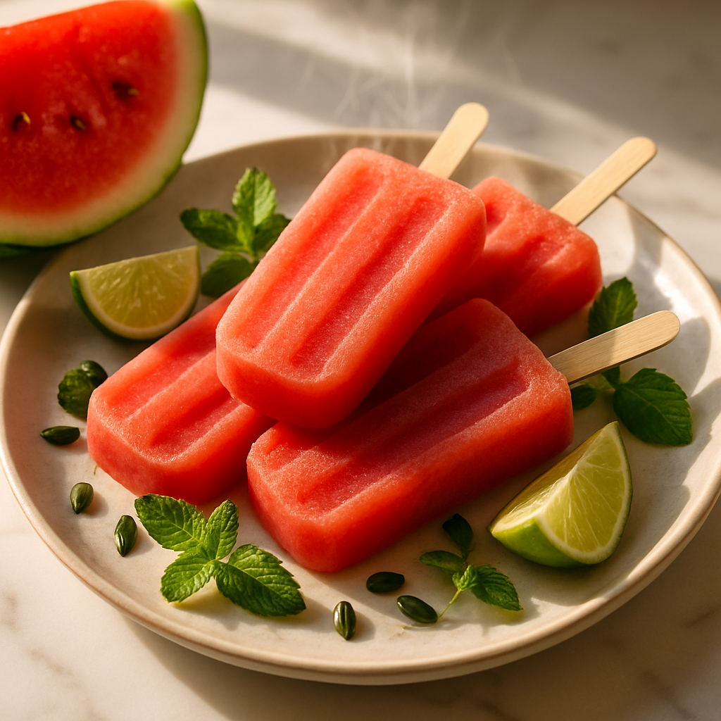 Watermelon Popsicles