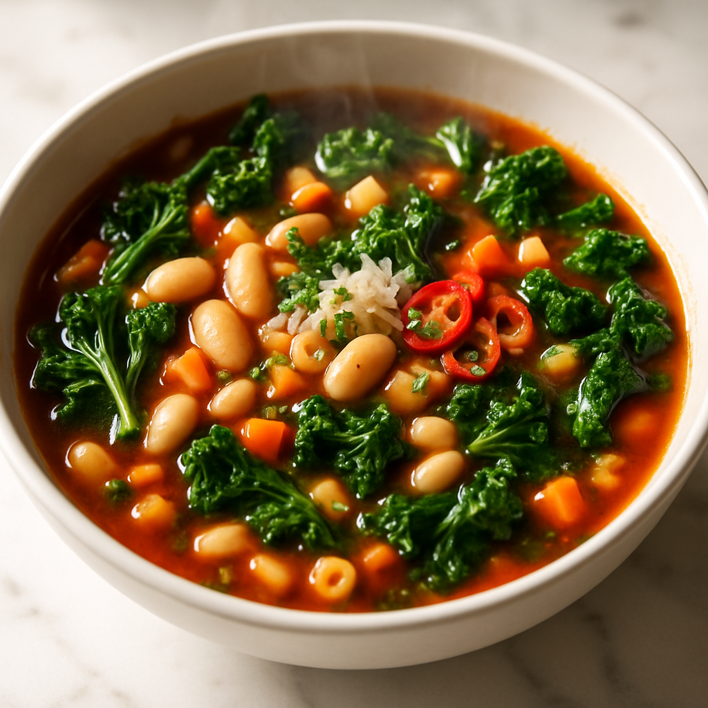 White Bean and Kale Minestrone