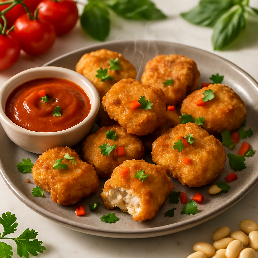 White Bean Hidden Chicken Nuggets