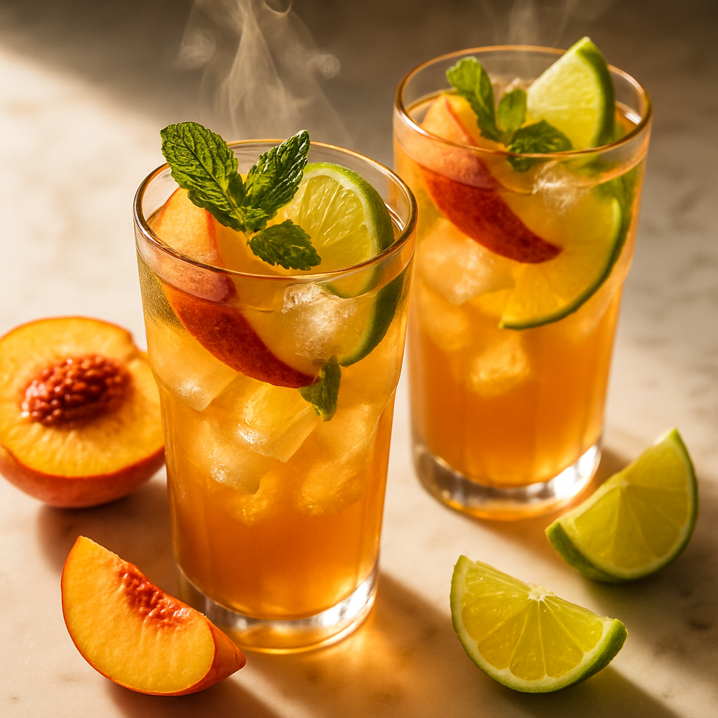 White Tea Peach Limeade