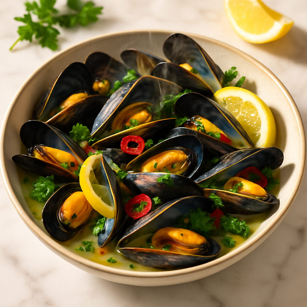 White Wine Mussels