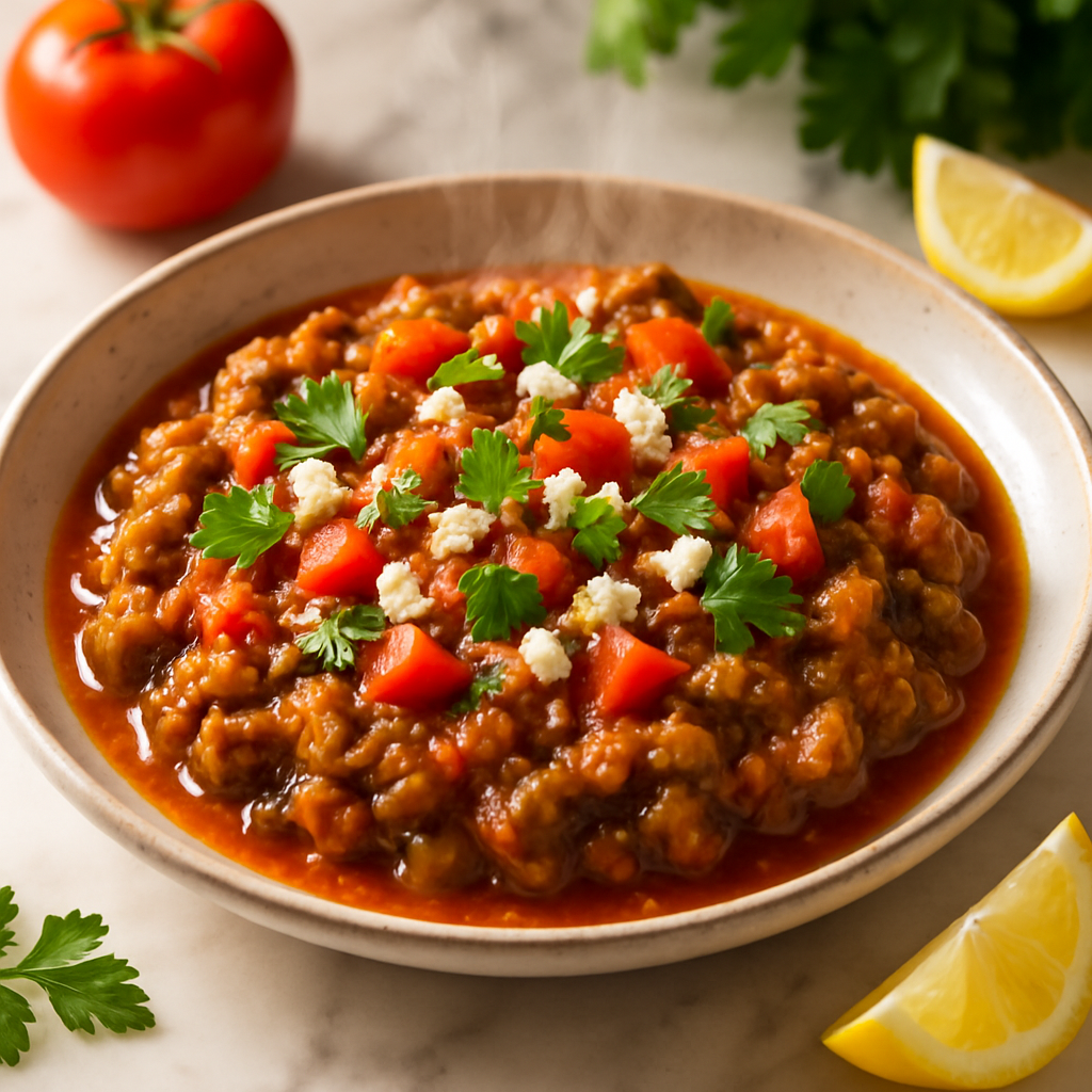 Zaalouk Smoky Eggplant and Tomato Salad
