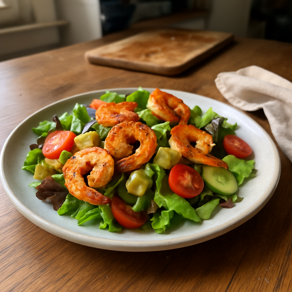 This Zesty Grilled Shrimp Salad Will Make You Forget Its Low Calorie!