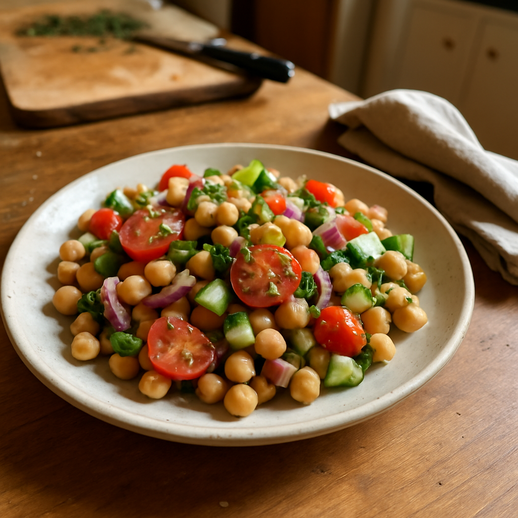 This Zesty Mediterranean Chickpea Salad Will Change Your Lunch Game Forever