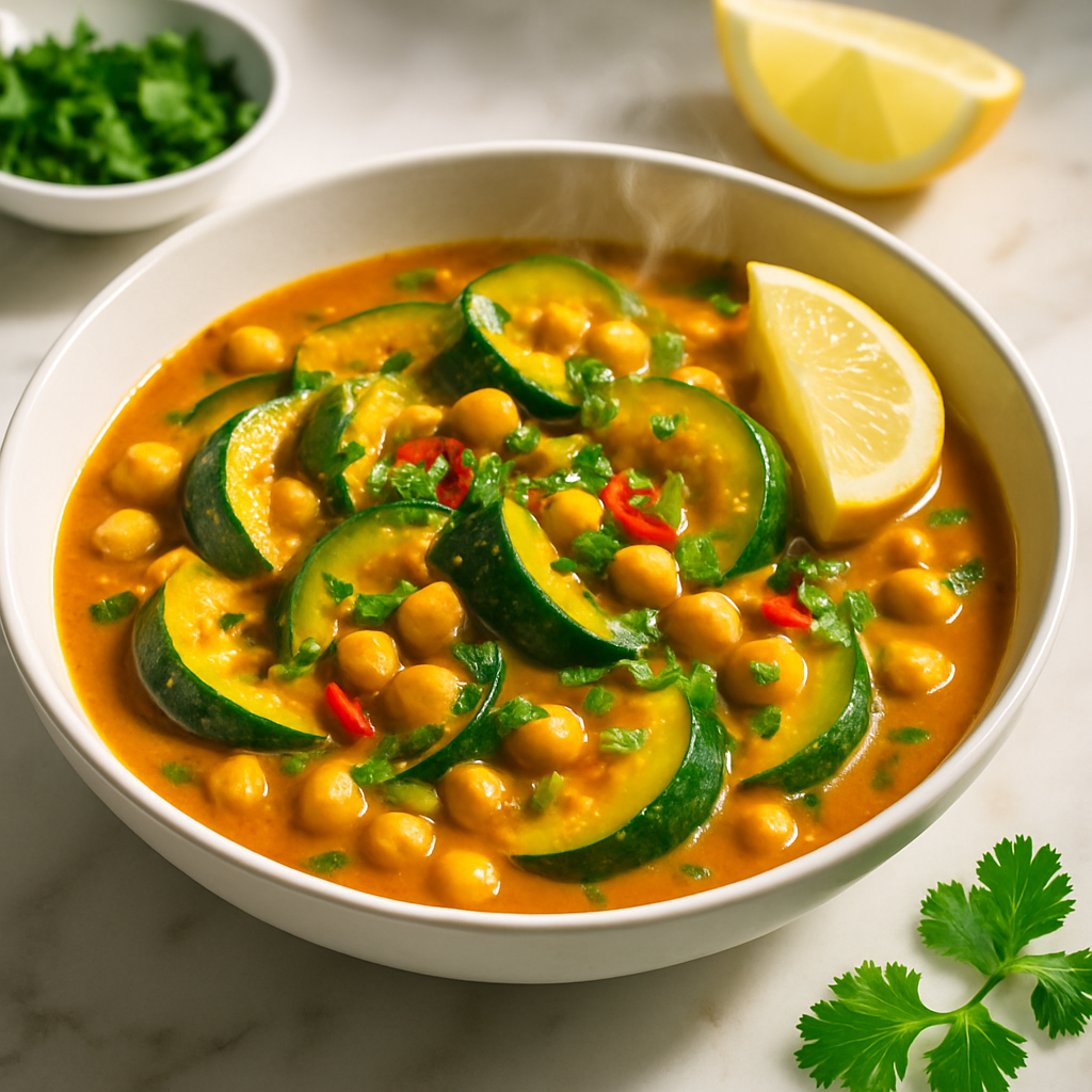 Zucchini and Chickpea Curry
